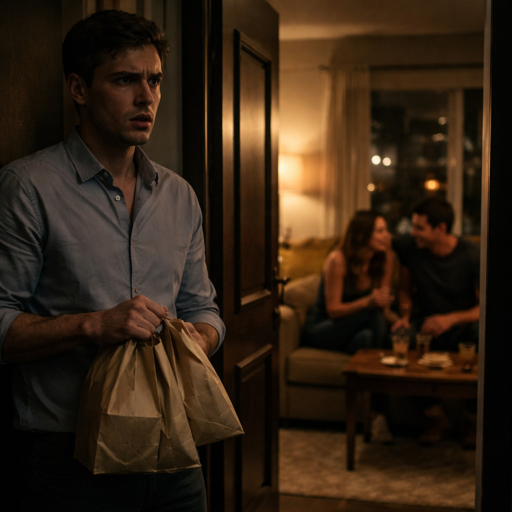 I Came Home Early With Dinner… And Overheard My Girlfriend Laughing About Cheating on Me